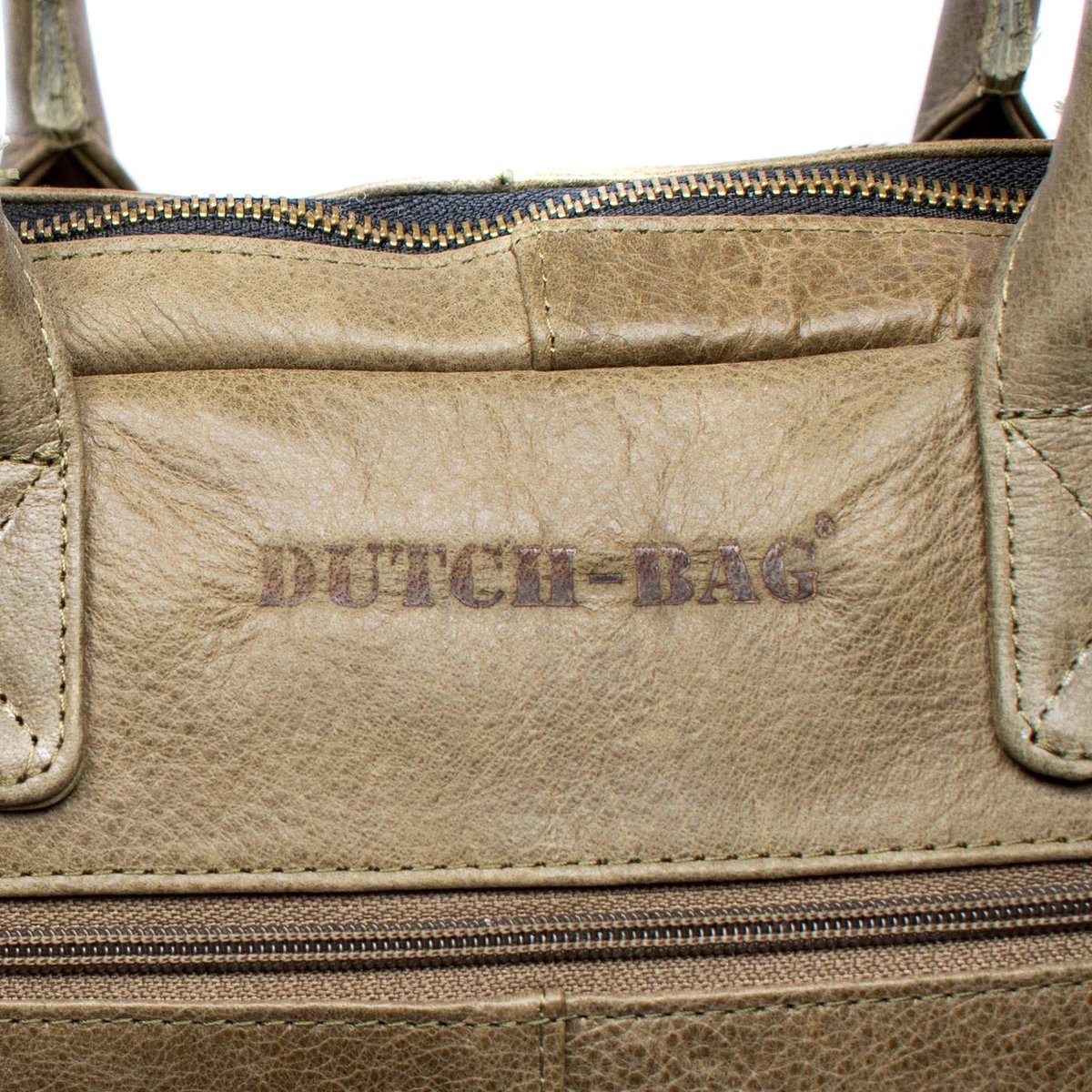 Dutch-Bag Amsterdam Leren Laptoptas 17 Inch Olijf - Vintage Leder -  Handgemaakt in NL... | bol