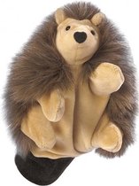 handpop egel 22 cm bruin