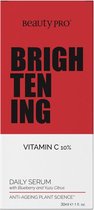 BRIGHTENING 10% Vit C Serum Gezicht- Anti Rimpel- Tegen Pigmentvlekken-100% plantaardig