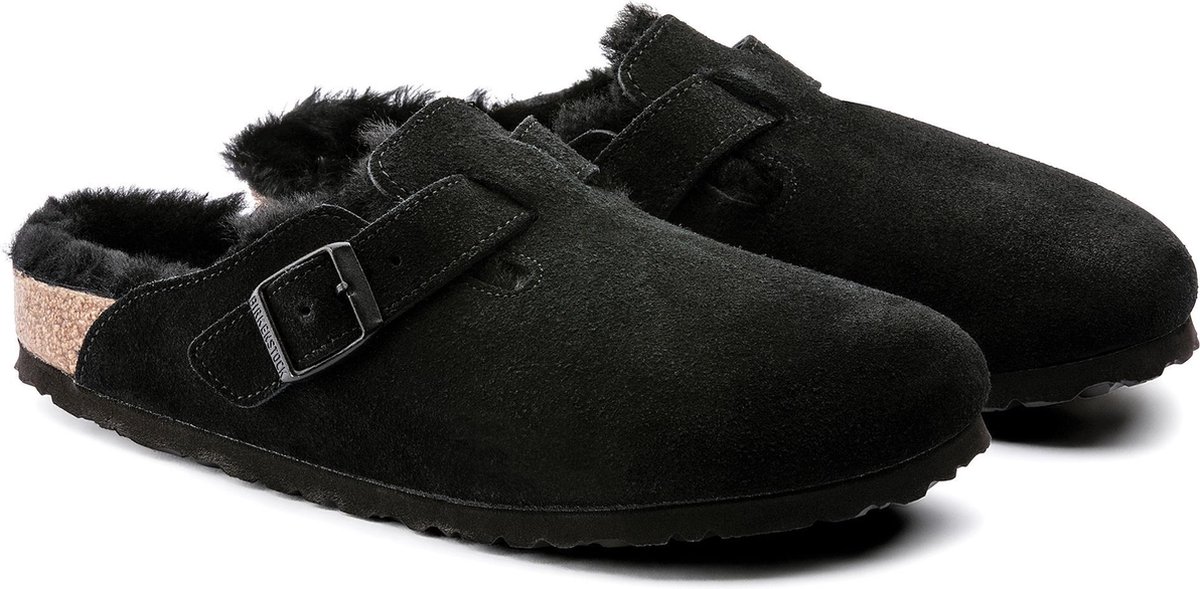 Birkenstock Sloffen Unisex Zwart