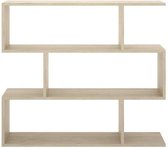 Open kast - Decor naturel eiken - L 110 x D 25 x H 96 cm - LIS