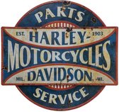 Harley-Davidson Parts & Service Metalen Bord