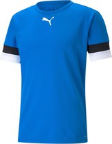 Puma TeamRISE Sportshirt - Maat XL  - Mannen - Blauw - Zwart - Wit