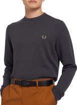 Fred Perry Classic Merino Trui - Mannen - Donker grijs