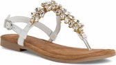 Marco Tozzi Dames Sandaal 2-2-28188-26 197 wit F-breedte Maat: 39 EU