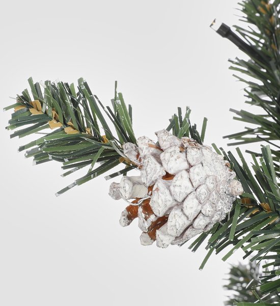 Black Box Trees Creston Set van 2 Kerstbomen en 1 Krans met LED