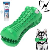 Dutchwide Kroki Tandverzorging - Incl. Tandpasta - Honden - Tandenborstel - Gebitsverzorging - Hond - Speelgoed - Tandsteen verwijderaar - Tandpasta - Mondwater hond
