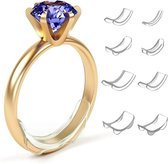 Vorming Rechthoek Regan Onzichtbare Ring Verkleiners - Voor Zilveren en Gouden Ringen - 8 Stuks  in... | bol.com
