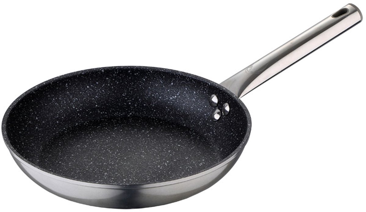Bergner Neon Koekenpan - Ø20 cm - zilver