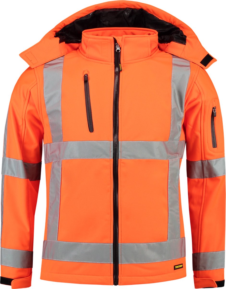Tricorp Soft shell jack RWS - Workwear - 403003 - Fluor Oranje - maat XS