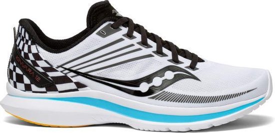 Saucony Kinvara 12 Heren - Sportschoenen - zwart/wit - maat 46