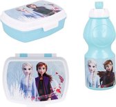 Frozen broodtrommel met bidon - Anna en Elsa lunchbox