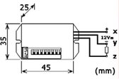 Mini Pir-Bewegingsdetector - Inbouw - 12 Vdc