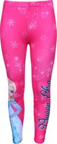 Roze leggings met lange pijpen Elsa FROZEN 128