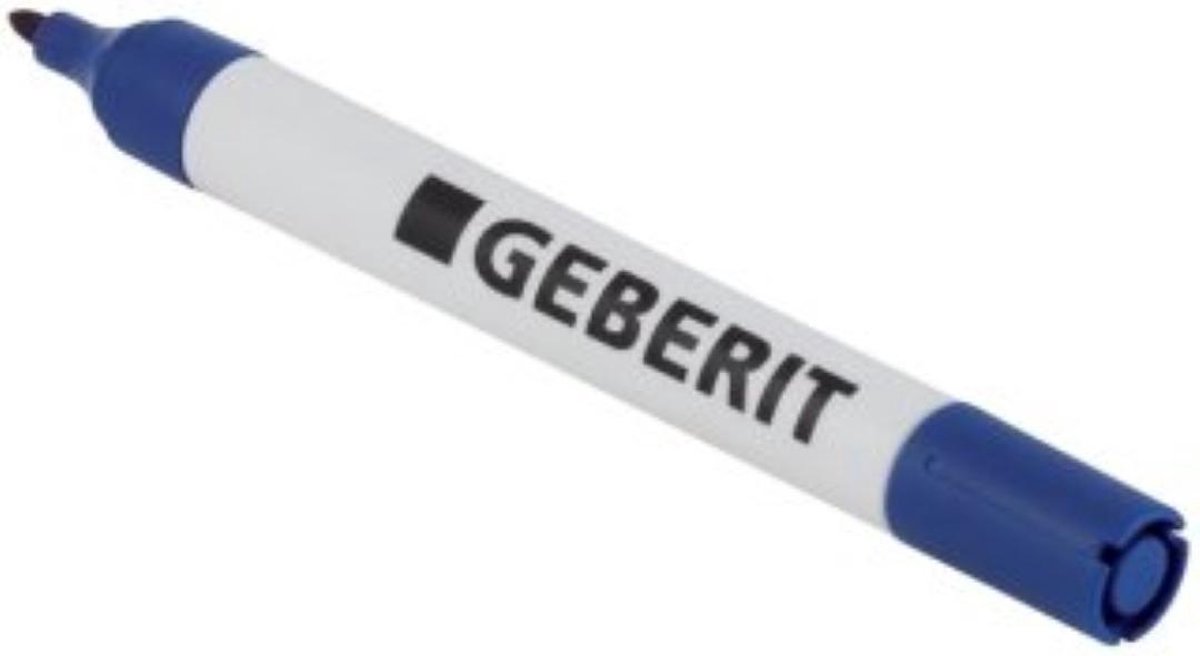 Mapress Geberit - Merkstift/-krijt viltstift, blauw, bestand tegen water - 90358