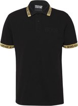 Versace Jeans Couture Polo Zwart Goud  Heren maat XL