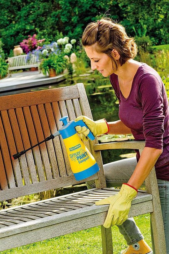 Gloria Haus und Garten 000355.0000 Spray&Paint Compact Drukspuit 1.25 l van Merkloos	 — afbeelding 4