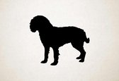 Silhouette hond - American Water Hound - Amerikaanse waterhond - XS - 25x30cm - Zwart - wanddecoratie
