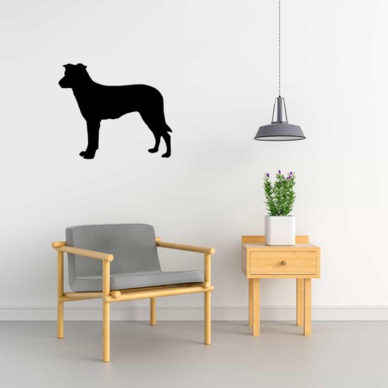 Silhouette chien - Chinook - S - 45x54cm - Zwart - décoration murale