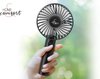 Hand Ventilator - Mini Ventilator - Draagbare Ventilator - Tafel Ventilator - Mini Fan - 3 standen - Oplaadbaar - USB - Zwart