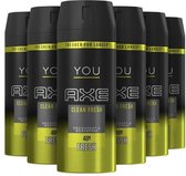 Axe Deospray – You Clean Fresh 150 ml - 6 stuks