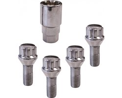 Anti Diefstal wielbouten - Conisch - 4 X M12 X 1.5 X 26mm