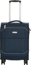 Enrico Benetti Handbagagekoffer - 55cm Handbagage Trolley met gevoerde binnenkant - Blauw