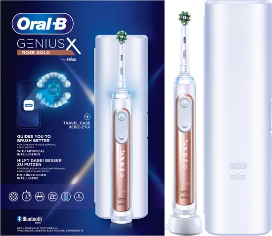 Oral-B Genius X - Elektrische Tandenborstel - Rosegold - Oral B