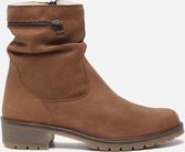 Feyn Enkellaarsjes cognac Nubuck - Dames - Maat 42