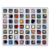 Coffret cadeau 56 pierres précieuses diverses - Gemstone - 1-1.5