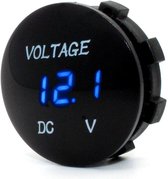 Digitale inbouw VOLT meter BLAUW