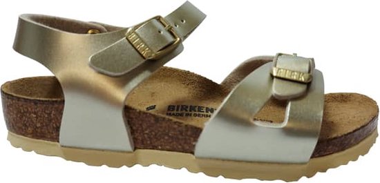 Birkenstock - Meisjes Sandalen Arizona BS Earth Red (narrow) - Goud - Maat 24