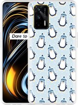Realme GT Hoesje Pinguins - Designed by Cazy