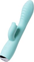 ToyFa Milo Vibrator Met Clitorisstimulator Mint 20cm