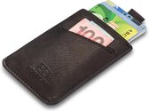 BUGOLINI UTILIS - Lederen portemonnee - Compacte kaarthouder - Creditcard Houder - 20 pasjes - Unisex - Mannen / Vrouwen - Bruin