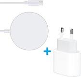 Magsafe draadloze oplader iPhone 12 - Geschikt voor Apple iPhone 12 Mini / 12 Pro / 12 Pro Max - Draadloze lader + Adapter