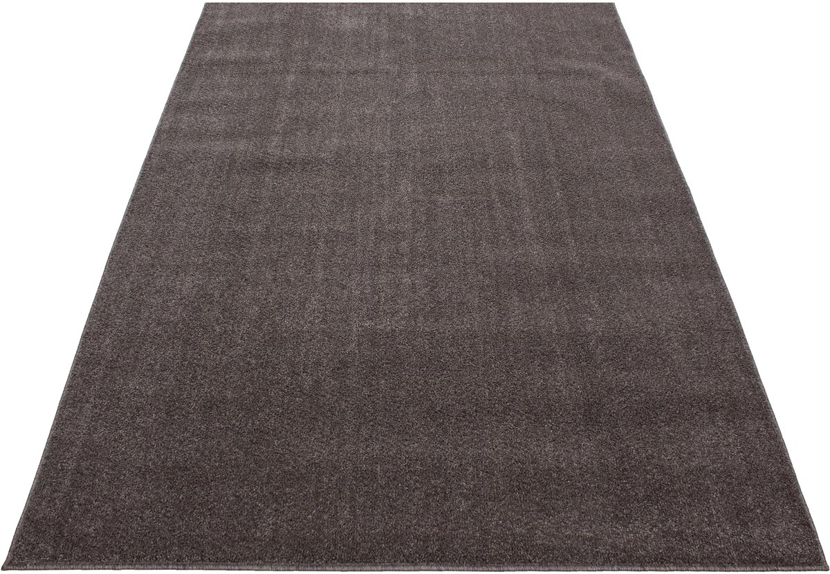 Laagpolig vloerkleed Ata - mocca - 120x170 cm
