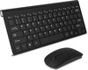 Trendfield Mini Toetsenbord en Muis - Draadloos - Set met 2.4 Ghz USB Dongel - Zwart