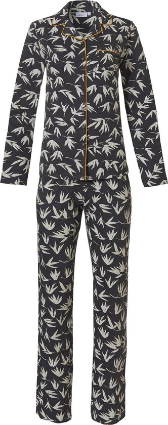 Pastunette Oriental doorknoop Vrouwen Pyjamaset - Grey - Maat 38