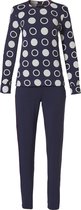 Pastunette Deluxe Monochrome Vrouwen Pyjamaset - Dark Blue - Maat 46