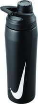 Nike Bidon Stainless Steel Hypercharge Chug Bottle 24oz - Zwart - 710ml
