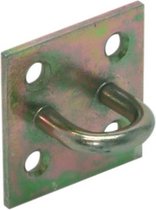GB slotoog op grondplaat vz 40x40x3mm