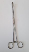 Belux Surgical / gynaecologische tang  Foerster tampontang recht 25 cm RVS