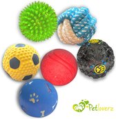 Petloverz Ballen set - Honden Speelgoed - Intelligentie - Ballen - 6 Stuks