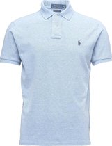 Polo Ralph Lauren poloshirt - Heren poloshirt korte mouw - Slim Fit - Crew hals - 100% katoen - Blue - S