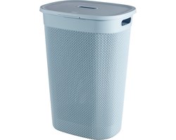 Curver Filo Wasmand met deksel 55L - Blauw