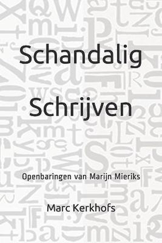 Schandalig Schrijven - cover