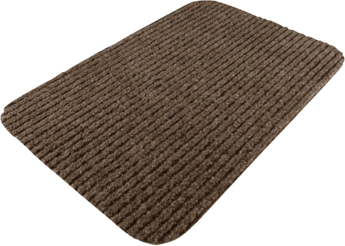 Carpe mathique Deurmat voor buiten en binnen - Bruin - 50 x 80 cm