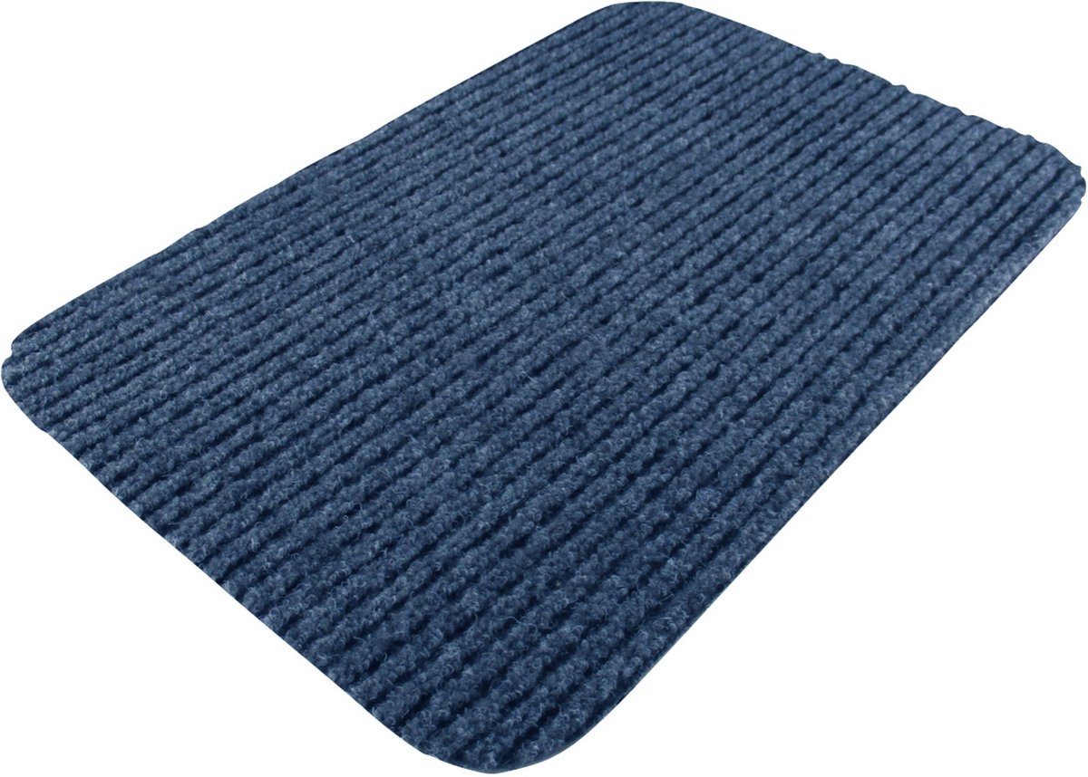 Carpe mathique Deurmat voor buiten en binnen - Blauw - 80 x 150 cm