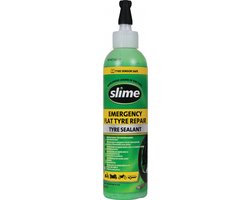 Slime Bandenreparatiemiddel 10016 - Dicht Lekken tot 6 mm – Geen krik of gereedschap nodig – Voor auto’s, motoren, scooters, campers – Milieuvriendelijk - 237ml